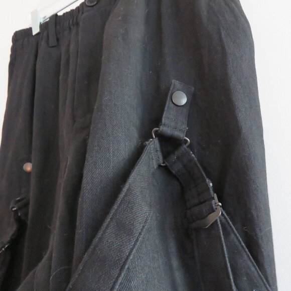 YOHJI YAMAMOTO AW16 Wool Bondage Pants in Black - Men's Size 2 / 30 In Waist - Picture 8 of 16